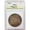 Image 1 : 1884-O MORGAN SILVER DOLLAR