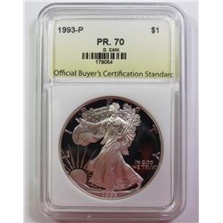 1993-P AMERICAN SILVER EAGLE