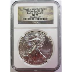 2014-(W) AMERICAN SILVER EAGLE