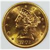 Image 2 : 1902-S $5.00 GOLD LIBERTY