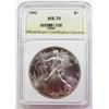 Image 1 : 1992 AMERICAN SILVER EAGLE