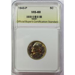 1943-P SILVER NICKEL