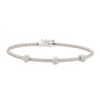 Image 1 : 0.25 ctw Diamond Bracelet - 18KT White Gold