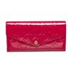 Image 1 : Louis Vuitton Indian Rose Vernis Monogram Sarah Wallet