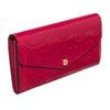 Image 2 : Louis Vuitton Indian Rose Vernis Monogram Sarah Wallet