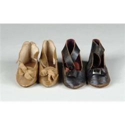 TWO PAIR OF FRENCH SHOES