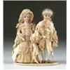 Image 1 : A FINE PAIR OF ALL ORIGINAL S & H DOLLHOUSE DOLLS
