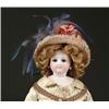 Image 1 : 18” GLASS EYED SWIVEL NECK FRENCH FASHION DOLL