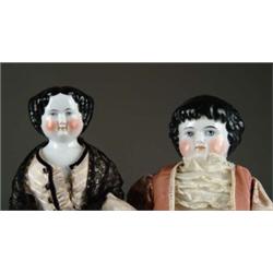 LOT OF 2 CHINA HEADS