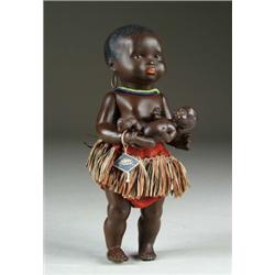 LOT OF TWO BLACK CELLULOID BABIES