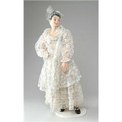 A LARGE STORE DISPLAY LADY FIGURINE