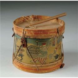 TIN LITHOGRAPHED TOY DRUM