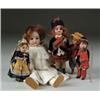 Image 1 : LOT OF FIVE SMALL BISQUE HEAD DOLLS