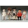 Image 1 : LOT OF SEVEN BISQUE AND COMPOSITION DOLLS