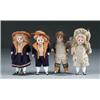 Image 1 : LOT OF FOUR SMALL ALL-BISQUE DOLLS