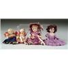 Image 1 : LOT OF FOUR ALL BISQUE DOLLS