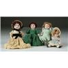 Image 1 : LOT OF FOUR GERMAN ALL-BISQUE DOLLS