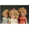 Image 1 : LOT OF THREE COMPOSITION SHIRLEY TEMPLE DOLLS
