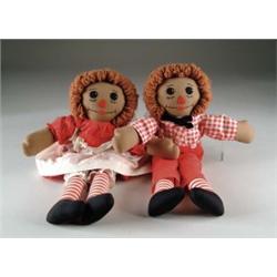 20" BLACK RAGGEDY ANN & ANDY