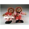 Image 1 : 20" BLACK RAGGEDY ANN & ANDY