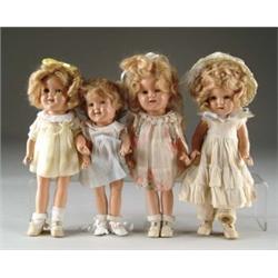 LOT OF FOUR IDEAL SHIRLEY TEMPLE DOLLS