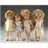 Image 1 : LOT OF FOUR IDEAL SHIRLEY TEMPLE DOLLS