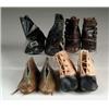 Image 1 : FOUR PAIR OF SHOES FOR PAPER MACHE DOLLS