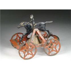 HORSE AND RIDER BELL TOY