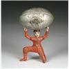 Image 1 : FOOTBALL PLAYER WITH BALL ATOP HEAD STILL BANK