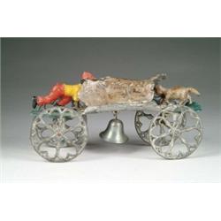 “THE TWO COONS” BELL TOY