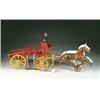 Image 1 : TWO HORSE DRAY WAGON BY DENT HARDWARE COMPANY