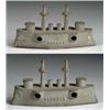 Image 1 : PAIR OF FIRECRACKER BATTLESHIPS PROBABLY BY GREY IRON