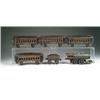 Image 1 : ELECTROPLATED PASSENGER TRAIN SET BY DENT HARDWARE CO