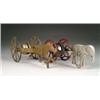 Image 1 : BRASS PATTERN HORSE & CAST IRON ELEPHANT BELL TOYS