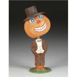 LARGE PUMPKIN-HEAD NODDER