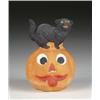 Image 1 : STANDING CAT ON PUMPKIN CONTAINER