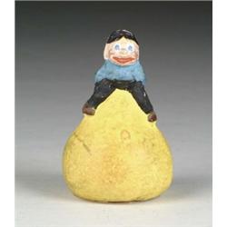 BOY ON PEAR CANDY CONTAINER