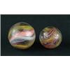 Image 1 : LOT OF 2 RIBBON CORE SWIRL MARBLES