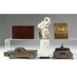 LOT OF SIX MISC. BANKS