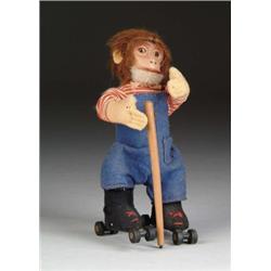 SCHUCO ROLLERSKATING MONKEY