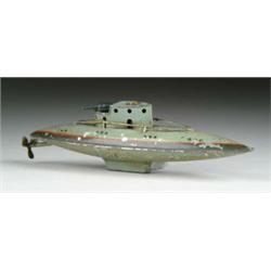 GERMAN WIND-UP SUBMARINE
