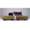 Image 1 : LOT OF FOUR BING TOYS INCLUDES LOCOMOTIVE WITH TENDER AND TWO PASSENGER CARS