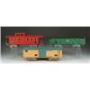 Image 1 : LOT OF THREE STANDARD GAUGE AMERICAN FLYER FREIGHT CARS