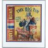 Image 1 : RARE CARDBOARD LITHO ADVERTISING BOX FOR UNION LEADER FOR "THE BIG TIN TOBACCO"
