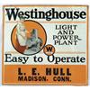 Image 1 : TIN WESTINGHOUSE ADVERTISING FOR GENERATOR