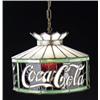 Image 1 : COCA-COLA LEADED GLASS SHADE