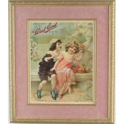 WEST END BREWING CO. LITHOGRAPH