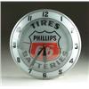 Image 1 : ORIGINAL PHILIPS 66 BACK-LIT CLOCK
