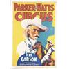 Image 1 : PARKER AND WATTS CIRCUS POSTER