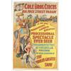 Image 1 : COLE BROS. CIRCUS POSTER
